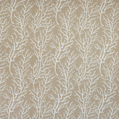 B4670 Beige Fabric: D44, CORAL PRINT, REEF PRINT, CORAL REEF, CORAL REEF PRINT, LINEN LOOK, BEACH LINEN, TROPICAL NEUTRAL TROPICAL, OCEAN PRINT, SEA PRINT, CORAL PATTERN, REEF PATTERN
