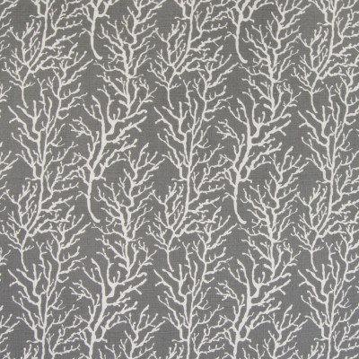 B4707 Glacier Fabric: D44, CORAL PRINT, REEF PRINT, CORAL REEF, CORAL REEF PRINT, LINEN LOOK, BEACH LINEN, TROPICAL GREY TROPICAL, OCEAN PRINT, SEA PRINT, CORAL PATTERN, REEF PATTERN, GREY, GRAY TROPICAL