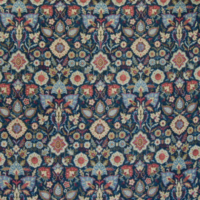 B4976 Classic Navy Fabric: E32, D47, BLUE FLORAL, BLUE MEDALLION, BLUE LEAF PRINT, SOUTHWEST PATTERN, WOVEN