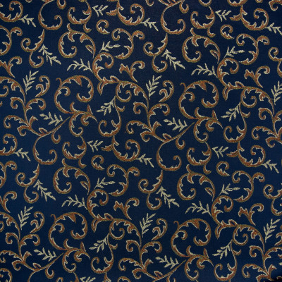 B5331 Baltic Fabric: D50, DARK BLUE SCROLL, DARK BLUE FOLIAGE, INDIGO, MIDNIGHT BLUE, NAVY BLUE DAMASK