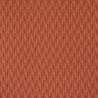 B5360 Pomodoro Fabric: D53, DURABLE, PERFORMANCE, CONTEMPORARY PATTERN, RED AND ORANGE, STRIPED PATTERN, CHECK PATTERN