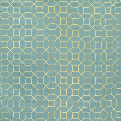 B5780 Mineral Fabric: D58, TEAL GEOMETRIC EMBROIDERY, TURQUOISE GEOMETRIC EMBROIDERY, GOLD AND TEAL GEOMETRIC EMBROIDERY,LATTICE