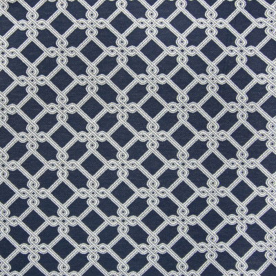 B6195 Marine Fabric: D64, NAVY GEOMETRIC, NAUTICAL GEOMETRIC, DARK BLUE GEOMETRIC, DARK BLUE LATTICE, NAVY LATTICE