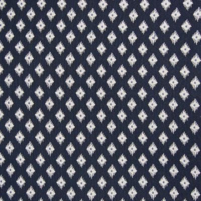 B6196 Navy Fabric: D64, NAVY DIAMOND IKAT, NAVY IKAT, NAVY DIAMOND, SMALL SCALE GEOMETRIC, SMALL SCALE DOT
