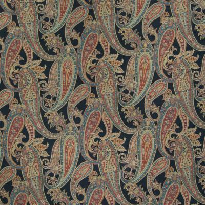 B6321 Oxford Fabric: D66, RED AND BLACK, RED AND BLACK PAISLEY, PAISLEY JACQUARD, LARGE SCALE PAISLEY