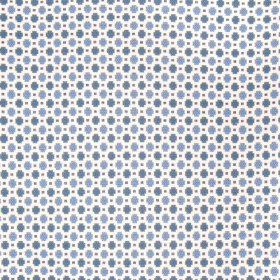 B6339 Marine Fabric: D67, DURABLE, MADE IN USA, CHAIR SCALE, SMALL DOT, BLUE POLKA DOT, CHAIR SCALE CIRCLE, CHAIR PATTERN, COTTON BLEND