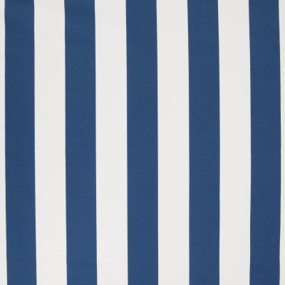 B6353 Cobalt Fabric: D67, MADE IN USA, 100% COTTON, BLUE AND WHITE STRIPE, CLASSIC BLUE AND WHITE STRIPE, BLUE AND WHITE COTTON PRINT, 100% COTTON PRINT, LARGE SCALE STRIPE, ROYAL BLUE