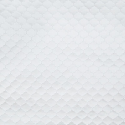 B6441 White Fabric: D69, SNOW WHITE OGEE, WHITE OGEE, SOLID WHITE OGEE, SOLID WHITE GEOMETRIC, WHITE GEO, SHINY WHITE GEOMETRIC, SMALL SCALE OGEE, SMALL SCALE GEOMETRIC,WOVEN