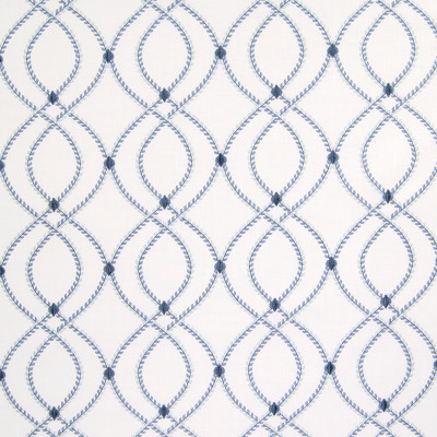 B6519 Marine Fabric: D69, D70, BLUE MEDALLION EMBROIDERY, BLUE LATTICE EMBROIDERY, CORNFLOWER COLORED EMBROIDERY, OCEAN BLUE MEDALLION EMBROIDERY