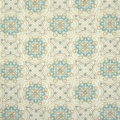 B6623 Nordic Fabric: D72, BLUE MEDALLION PRINT, BLUE COTTON PRINT, SPA BLUE COTTON PRINT, SKY BLUE COTTON PRINT,