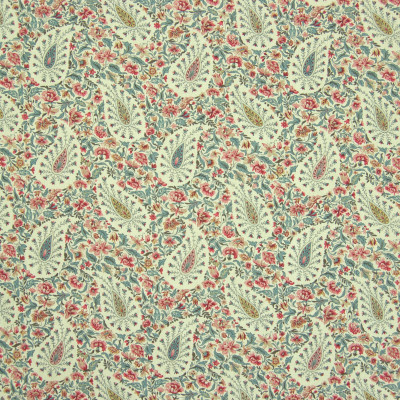B6650 Bayberry Fabric: D72, LARGE SCALE FLORAL PRINT, LARGE SCALE PAISLEY PRINT, COTTON PRINT
