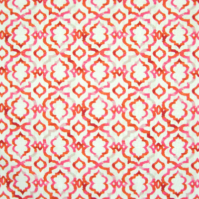 B6654 Fiesta Fabric: D72, ORANGE OGEE, TANGERINE OGEE, WATERCOLOR GEOMETRIC PRINT, COTTON PRINT, LATTICE PRINT