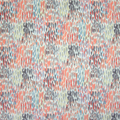 B6660 Coral Fabric: D72, WATERCOLOR PRINT, COTTON PRINT, CONTEMPORARY COTTON PRINT, CONTEMPORARY PRINT
