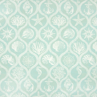 B6877 Mist Fabric: D79, OUTDOOR, SPA BLUE OGEE, SPA BLUE MEDALLION, SEASHELL, CORAL, MIST, LIGHT BLUE MIST, SPA BLUE