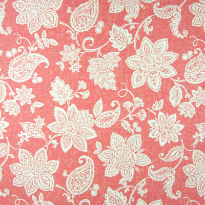 B6885 Rose Red Fabric: D79, OUTDOOR, RED FLORAL, JACQUARD FLORAL, OUTDOOR FLORAL, OUTDOOR FLOWERS