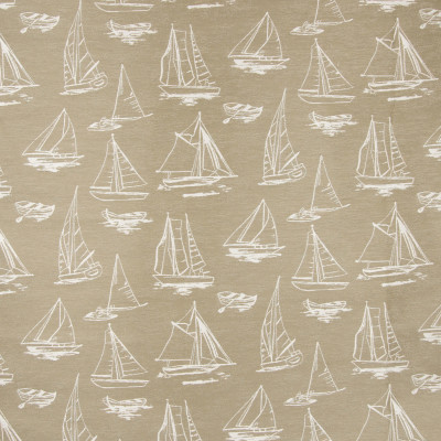 B6889 Raffia Fabric: D79, OUTDOOR, SAILBOAT, NOVELTY BOATS, LANDSCAPE, OUTDOOR SEASCAPE, MARITIME, BOAT, SAILING