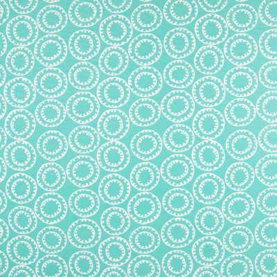 B6924 Turquoise Fabric: D80, OUTDOOR, OUTDOOR SUZANI, CIRCLES, OUTDOOR PERFORMANCE FABRIC, TEAL, TURQUOISE,WOVEN