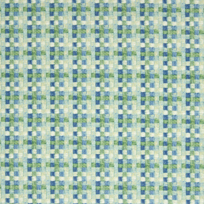 B7142 Aqua Fabric: D86, D84, CHECKER, CHECK PRINT, GEOMETRIC PRINT, COTTON PRINT