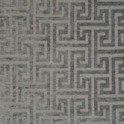 B7496 Slate Fabric: D93, GRAY, GREY, DARK GRAY, WOVEN GRAY, DARK CHARCOAL, GRAY WOVEN, WOVEN TEXTURE, SOLID TEXTURE, SLATE, GREEK KEY, GEOMETRIC, GRAY GREEK KEY