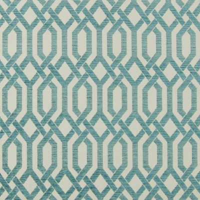B7603 Turquoise Fabric: E40, D95, CHAIR SCALE GEOMETRIC, CHAIR SCALE LATTICE, TEAL LATTICE, TURQUOISE LATTICE, AQUA GEOMETRIC, WOVEN