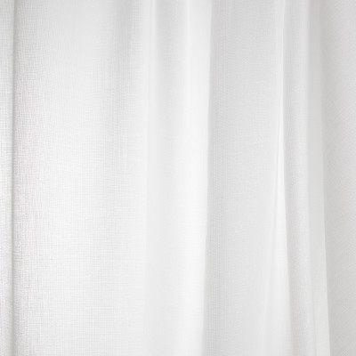 B7937 Winter Fabric: E03, INHERENTLY FIRE RETARDANT, IFR, FIRE RESISTANT, SOLID, METALLIC, WHITE, WINDOW, SHEER