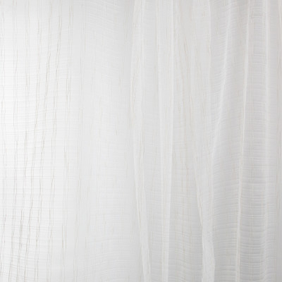 B7966 Parchment Fabric: E03, INHERENTLY FIRE RETARDANT, IFR, FIRE RESISTANT, CHAMPAGNE STRIPE, LINEN STRIPE SHEER, OFF WHITE SHEER, STRIPE