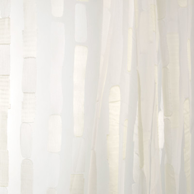 B7967 Khaki Fabric: E03, INHERENTLY FIRE RETARDANT, IFR, FIRE RESISTANT, METALLIC, STRIPE, CONTEMPORARY, SHEER, WINDOW, GOLD