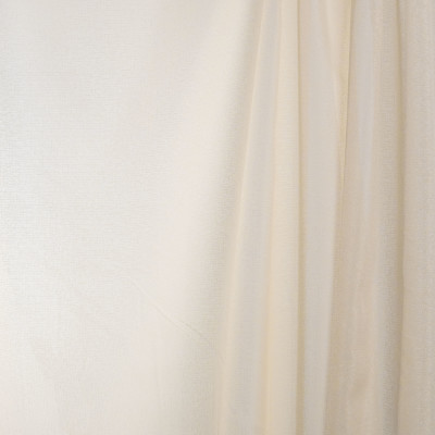 B7970 Tea Stain Fabric: E03, INHERENTLY FIRE RETARDANT, FIRE RESISTANT, IFR, CREAM, SOLID, SHEER, WINDOW