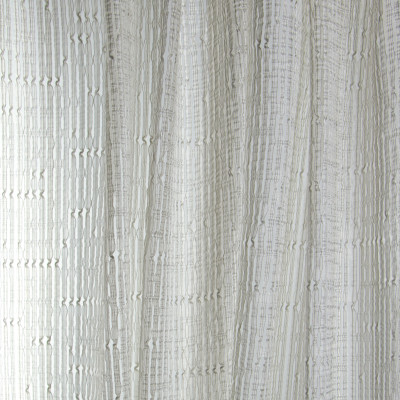 B7980 Platinum Fabric: E03, INHERENTLY FIRE RETARDANT, FIRE RESISTANT, IFR, GRAY, STRIPE, TEXTURE, SHEER, WINDOW