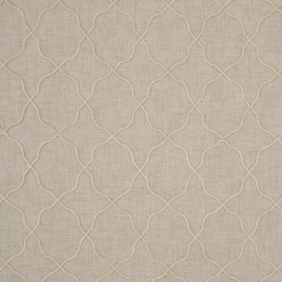 B8021 Linen Fabric: E04, ROPE EMBROIDERY, NATURAL, GEOMETRIC, EMBROIDERY, NAUTICAL, FAUX LINEN, WINDOW, DRAPERY