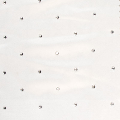 B8110 Pearl Fabric: E34, E06, SATIN, DOT, DRAPERY, WINDOW, RHINESTONE, DECORATIVE