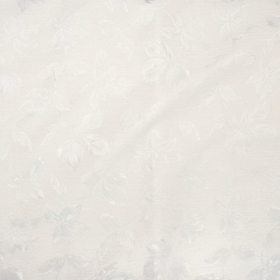 B8124 Ivory Fabric: E06, IVORY FOLIAGE, IVORY LEAVES, OFF WHITE LEAVES, FLORAL DAMASK,