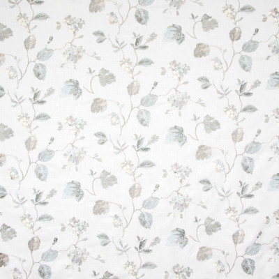 B8160 Tundra Fabric: E07, SILVER EMBROIDERY, GRAY EMBROIDERY, GRAY FLORAL EMBROIDERY, SILVER FLORAL EMBROIDERY, SHIMMERY GRAY EMBROIDERY, GRAY, GREY