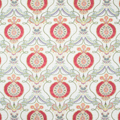 B8254 Gemstone Fabric: E08, RED MEDALLION PRINT, RED FLORAL PRINT, RED SCROLL PRINT, RED COTTON PRINT, MEDIUM SCALE PRINT