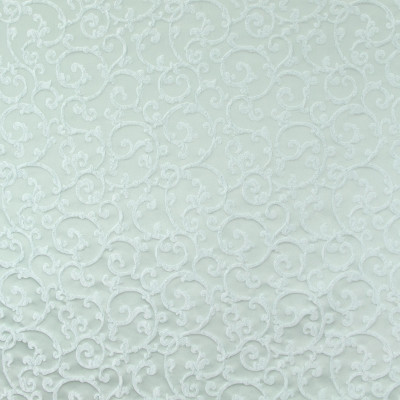 B8284 Spa Fabric: E09, SPA BLUE SCROLL, JACQUARD SCROLL, SEAGLASS BLUE SCROLL, DAMASK SCROLL