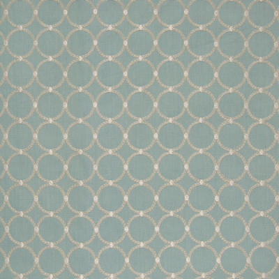 B8295 Moonstone Fabric: E09, AQUA METALLIC EMBROIDERY, CIRCLE EMBROIDERY, GEOMETRIC EMBROIDERY, METALLIC, SHIMMERY EMBROIDERY