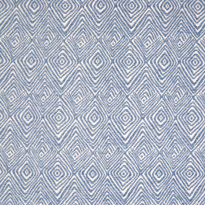 B8319 Blue Jay Fabric: E10, DIAMOND CHENILLE, GEOMETRIC CHENILLE, BLUE GEOMETRIC, BLUE DIAMOND, WOVEN CHENILLE, MEDIUM BLUE CHENILLE