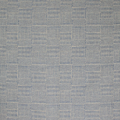 B8331 Baltic Fabric: E10, BLUE GEOMETRIC, BLUE TRIBAL PATTERN, TRIBAL INSPIRED, BLUE LINES, BALTIC, PORCELAIN,WOVEN