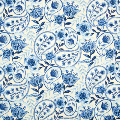 B8334 Cobalt Fabric: E10, BLUE FLORAL PRINT, BLUE JAY FLORAL PRINT, MEDIUM BLUE FLORAL PRINT, COTTON FLORAL PRINT, BLUE FLORAL COTTON PRINT, LARGE SCALE PAISLEY PRINT, LARGE SCALE FLORAL PRINT