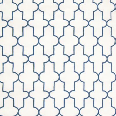 B8338 Twilight Fabric: E10, BLUE GEOMETRIC EMBROIDERY, BLUE LATTICE EMBROIDERY, DARK BLUE EMBROIDERY, DARK BLUE GEOMETRIC EMBROIDERY