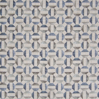 B8344 Haze Fabric: E10, BLUE GEOMETRIC, BLUE AND GRAY GEOMETRIC, SMALL SCALE GEOMETRIC, CHAIR SCALE GEOMETRIC, MULTICOLORED GEOMETRIC, WOVEN