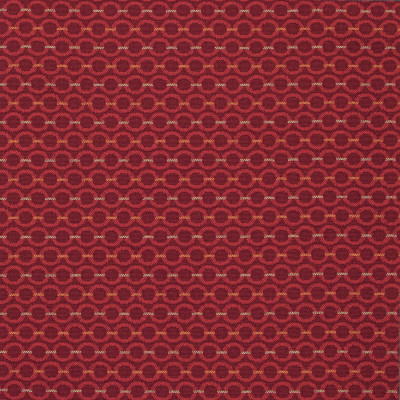 B8447 Sizzle Fabric: E13, RECYCLED POLYESTER, CONTRACT FABRIC, COMMERCIAL FABRIC, CHURCH FABRIC, OFFICE CHAIR FABRIC, OFFICE FABRIC, RED CIRCLE, RED GEOMETRIC, DARK RED CIRCLES, DARK RED GEOMETRIC, WOVEN