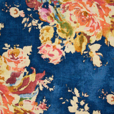 B8679 Sapphire Fabric: E38, FLORAL BOUQUET, LARGE SCALE FLORAL PRINT, INDIGO FLORAL PRINT, OCEAN BLUE FLORAL PRINT, SAPPHIRE FLORAL PRINT, VIBRANT BLUE FLORAL PRINT