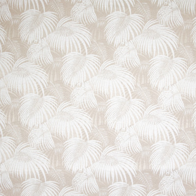 B8830 Bone Fabric: E18, OUTDOOR FABRIC, INDOOR/OUTDOOR FABRIC, OUTDOOR PERFORMANCE FABRIC, BLEACH CLEANABLE, UV RESISTANT, ANTIMICROBIAL, STAIN RESISTANT, PALM LEAVES, PALM LEAF, TROPICAL PALM
