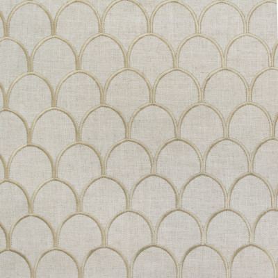B9148 Fawn Fabric: E24, SCALLOP EMBROIDERY, SHELL EMBROIDERY, NEUTRAL EMBROIDERY, TAUPE EMBROIDERY