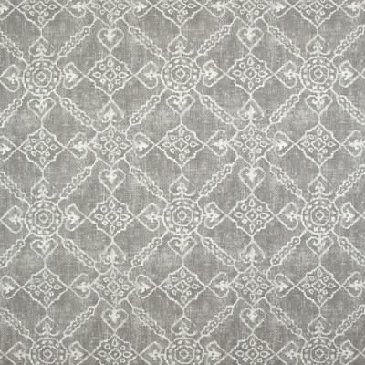B9184 Silver Fabric: E25, GEOMETRIC PRINT, COTTON PRINT, GRAY COTTON PRINT, GREY COTTON PRINT