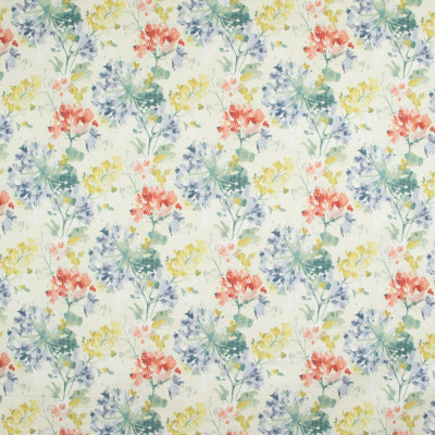 B9269 Primavera Fabric: E27, FLORAL PRINT, COTTON FLORAL PRINT, BOTANICAL FLORAL PRINT, FLORAL COTTON PRINT, MULTICOLORED FLORAL PRINT