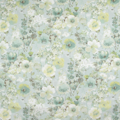B9272 Seaspray Fabric: E27, BLUE FLORAL PRINT, SPA FLORAL PRINT, LIGHT BLUE FLORAL PRINT, COTTON PRINT, SPA BLUE, AQUA BLUE FLORAL PRINT
