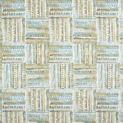 B9281 Mineral Fabric: E27, TEAL CONTEMPOPORARY PRINT, AQUA CONTEMPORARY PRINT, WORDLY INSPIRED, ETHNIC INSPIRED PRINT