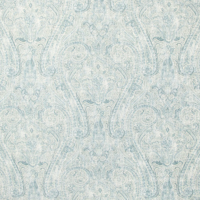 B9312 Robins Egg Fabric: E36, E28, LARGE SCALE SCROLL, LARGE SCALE PAISLEY PRINT, SCROLL PRINT, LINEN PRINT